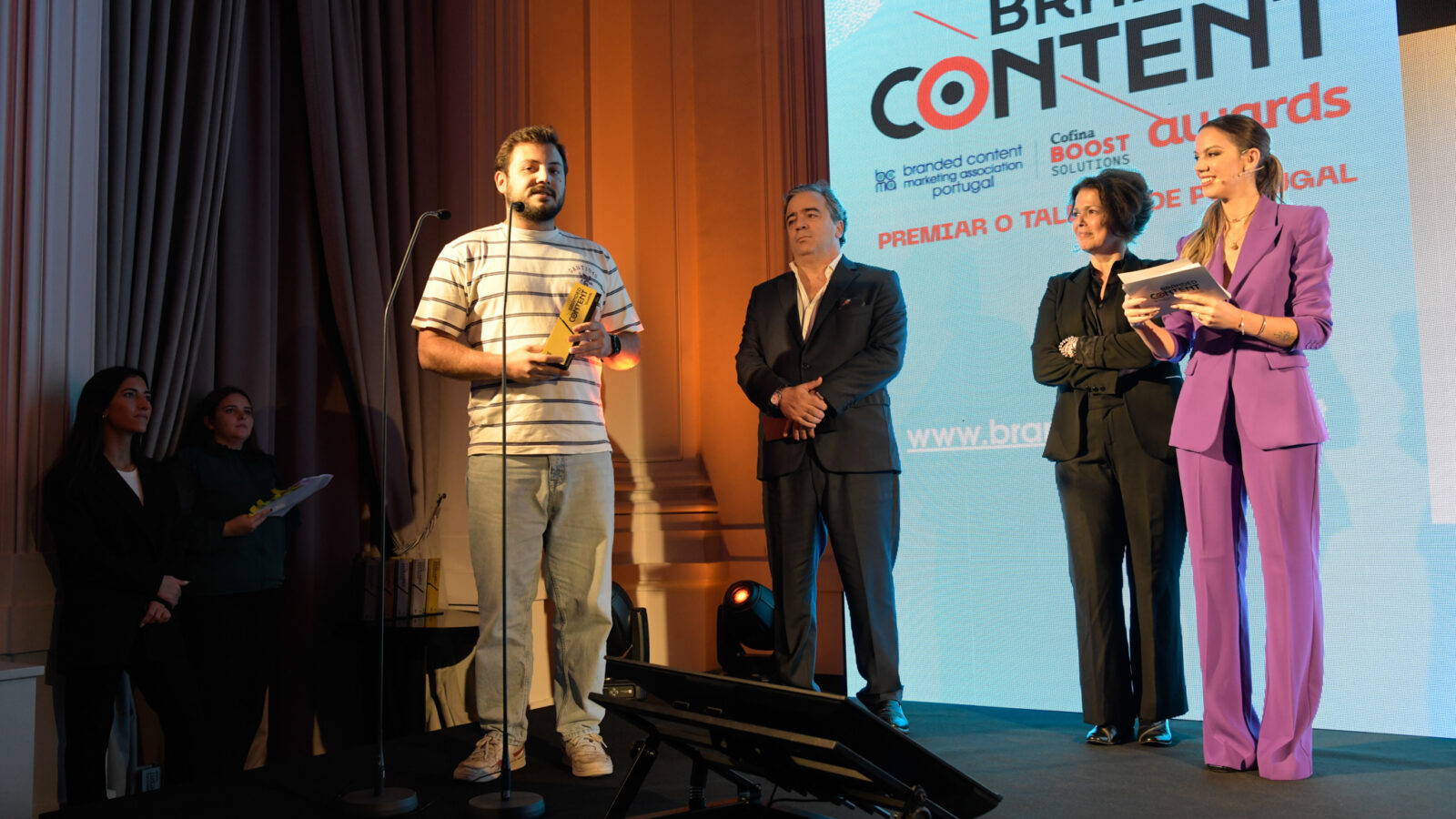 O estrategista Manuel Corte-Real, da Dentsu Creative, agradeceu o prémio em nome de todos os colegas
